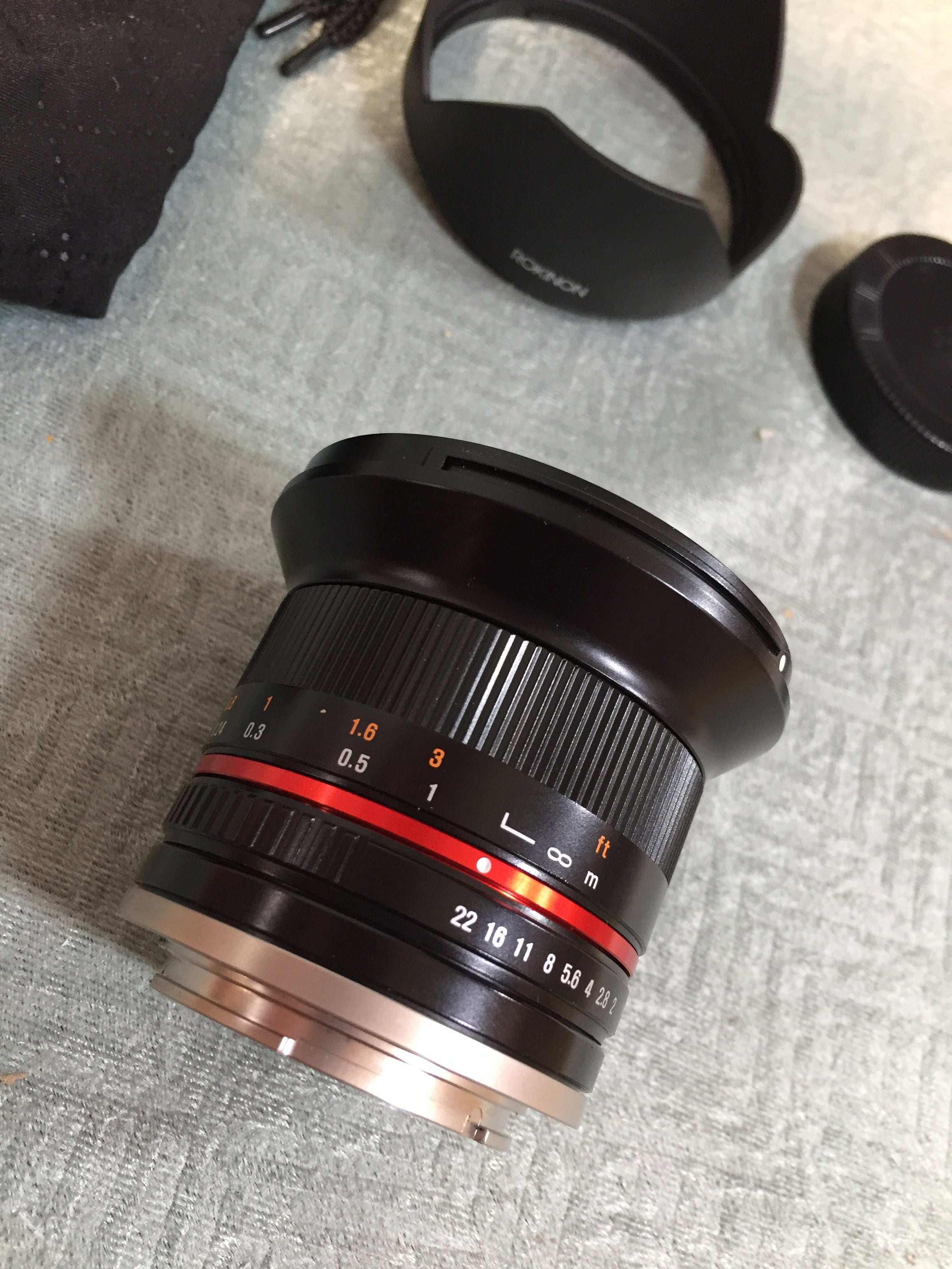 Rokinon 12mm F2.0 NCS CS Ultra Wide Angle Lens Sony E-Mount (NEX) Black-RK12M-E (7578965377262)